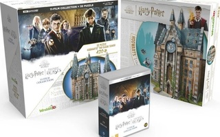 Harry Potter 11-Film Collection 4K UHD Hogwart's Clock Tower