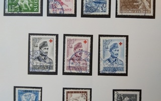 1952 Suomi postimerkki 10 kpl