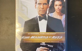 007 Kun maailma ei riitä (ultimate edition) 2DVD