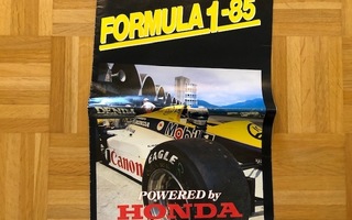 Esite / lehti Williams Honda Formula 1 kausi 1985