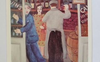 Vanha ruotsalainen postikortti - Restaurant Cattelin