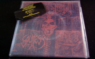 NUNSLAUGHTER / SOULLESS 7'' SPLIT VINYYLI EX/EX