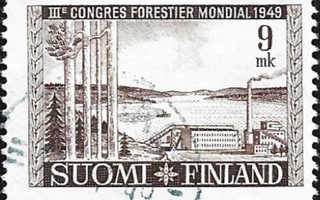 1949 III maailman metsäkong 9 mk alareuna LOISTO Lape 368