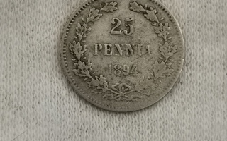 25 penniä 1894, Suomi