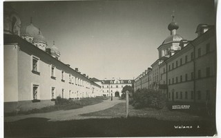 Valamon luostari, rakennuksia ja sisäpiha, 1936