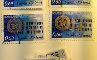 Kansanvalistusseura 100 vuotta postimerkki 0,60 markka
