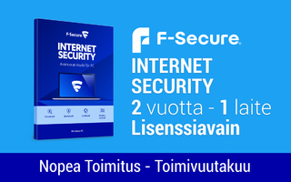 F-Secure Internet Security (2 Vuotta)-(1 Laite) Lisenssi