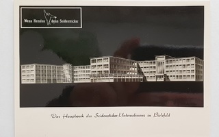 Vanha saksalainen postikortti – Bielefeld - Das Hauptwerk