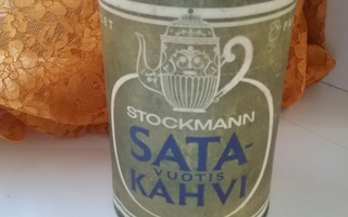 Stockmann satavuotiskahvi peltipurkki