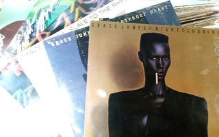 6 kpl LP kokoelma Grace Jones levyjä ( SIS POSTIKULU)