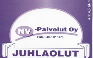 Olutetiketti  NV- Palvelut Oy  Juhlaolut   c11