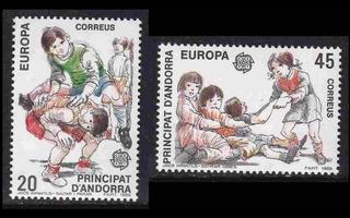 Andorra Sp 209-10 ** Europa (1989)