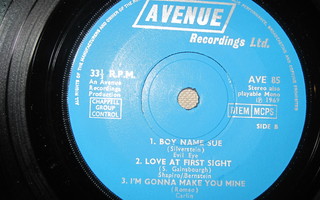 EP- LEVY:  AVENUE RECORDS AVE 85  VUOSI 1969