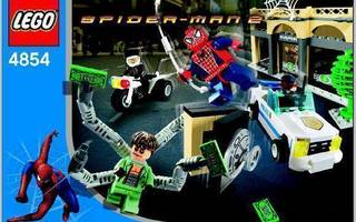 Lego Ohjekirja 4854 : Doc Ock's Bank Robbery ( Spider-Man )
