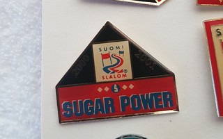 Suomi slalom 2000-2001 sugar power pinssi