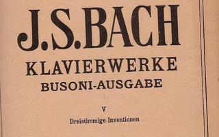 J. S. Bach, Klavierwerke, pianonuotit, 1910-lukua.