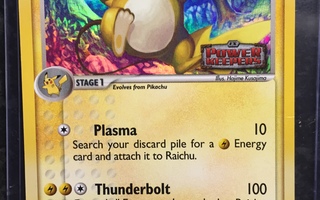 Raichu 12/108 pokemon holo rare reverse kortti