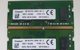 Kingston 8GB (2x 4GB) DDR4 3200MHz So-dimm
