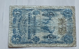 5 mk seteli vuodelta 1887