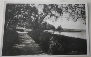 Viipuri, Monrepos'n kartanon puistoa, rantatie, vkpk p. 1934