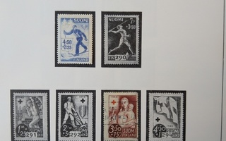 1945 Suomi postimerkki 6 kpl