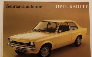 Myyntiesite - Opel Kadett - 1973