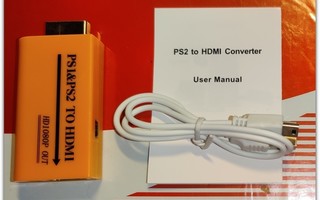 HDMI-yhteensopiva sovitin PS1 / PS2:lle