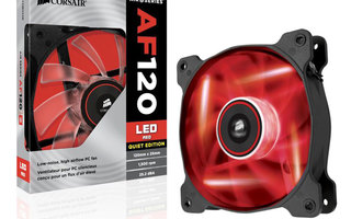 Corsair AF120 Red Led -Kotelontuuletin  (3 KPL)