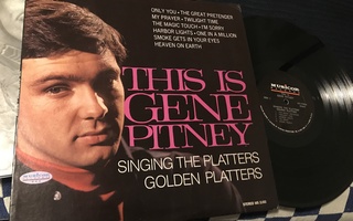 Gene Pitney Singing Thre Platters Golden Platters US MUsicor