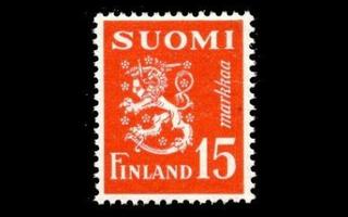 400 ** Leijona 15 mk punainen (1952)