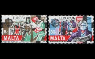 Malta 661-2 ** Europa (1982)