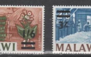 (S0252) MALAWI, 1965 (Definitives. Overprints). Mi ## 27-28