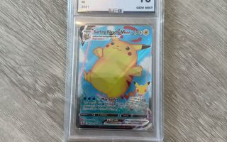 Surfing Pikachu VMAX #9 UCG MINT 10 pokemon kortti