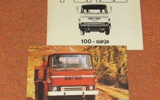 1976 Fargo 100 kuorma-auto esite - suom - 20 siv - KUIN UUSI