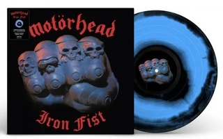 Motörhead : Iron Fist 40Th - LP, LTD, Blue & Black ( uusi )