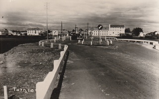 Tornio - Liikenneympyrä sillalle -   vanha kortti