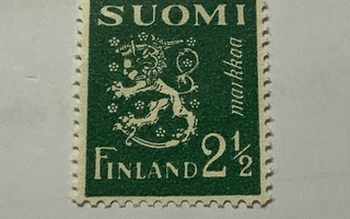 322/ 1947 **M30 2,5 mk postituore