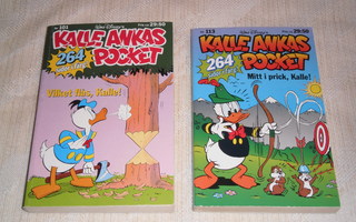 Kalle Anka - 101/1988 & 113/1989 - taskukirjat