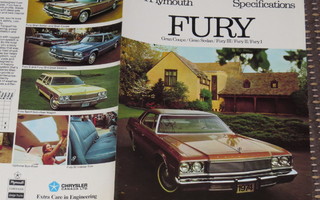 1974 Plymouth Fury esite - KUIN UUSI