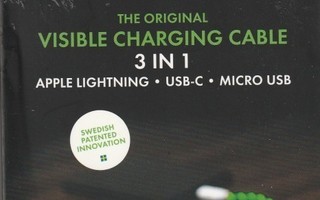Visible  charging cable 3 in 1
