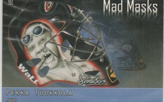 2007/08 Cardset Mad Masks Blue Pekka Tuokkola , JYP /50