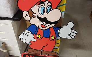 Nintendo Super Mario cardboard stand, small damage at bottom