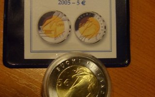 5 € Yleisurheilun MM-kilpailut 2005 Alkuperäispakkaus
