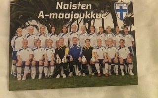 Naisten A-maajoukkue jalkapallo 2009 kortti