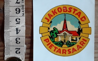 Jakobstad Pietarsaari matkamuisto tarra