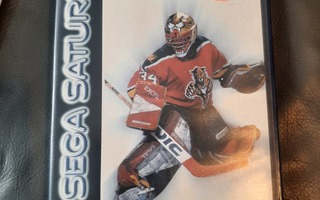 Sega Saturn NHL 97 + kotelo + ohjeet