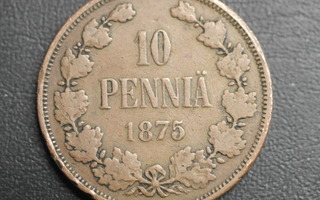 10 penniä 1875  #1581