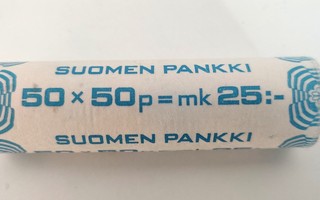 50 PENNIÄ RULLA ALUMIINIPRONSSIA 1963.