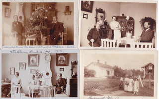 4 VANHAA Valokuvaa Postikorttia Lahti 1900-l