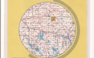 Peruskartta 1:20 000 Ahokylä